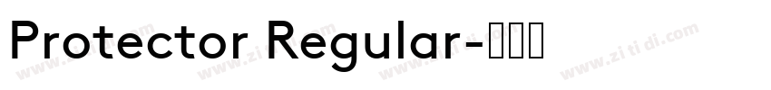 Protector Regular字体转换